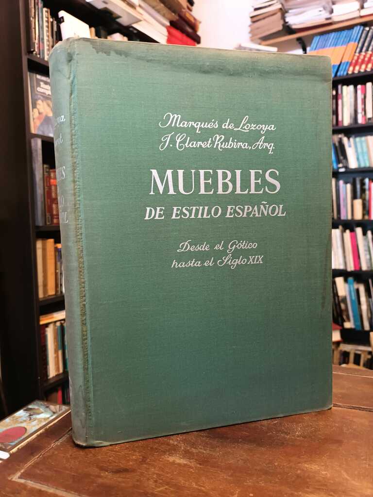 Muebles de estilo español - Marqués de Lozoya