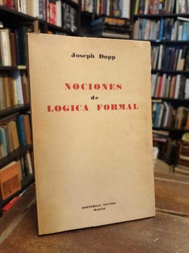 Nociones de lógica formal - Joseph Dopp