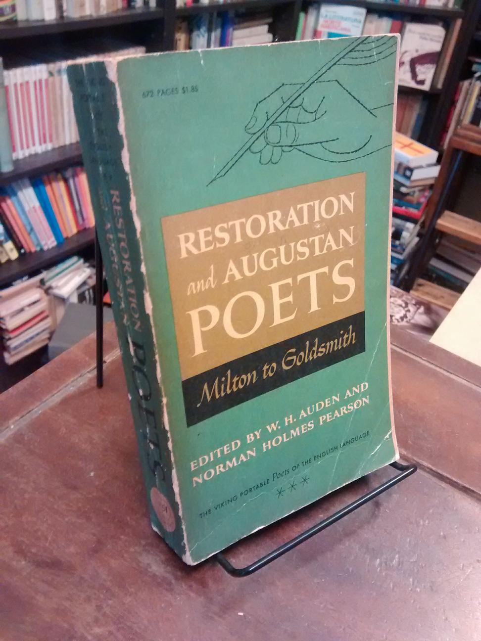 Restoration and Augustan Poets - W. H. Auden · Norman Holmes Pearson