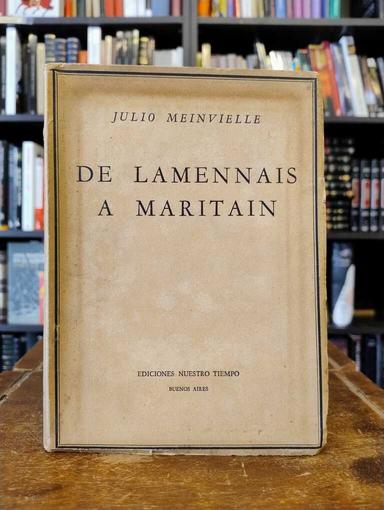 De Lamennais a Maritain - Julio Meinvielle