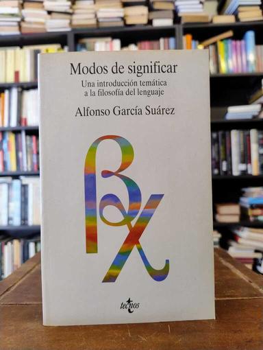 Modos de significar - Alfonso García Suárez