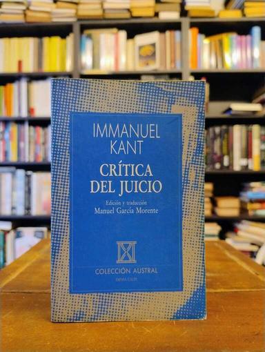 Crítica del juicio - Immanuel Kant