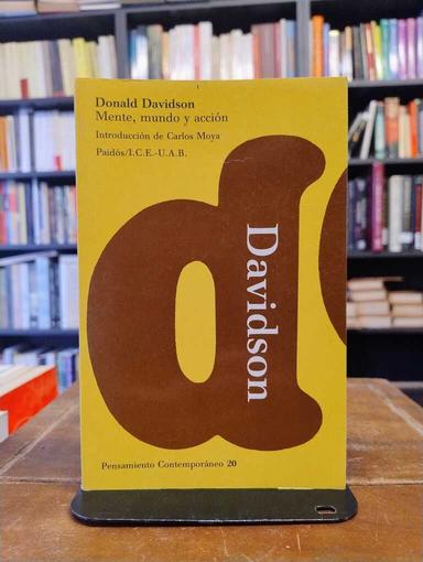 Mente, mundo y acción - Donald Davidson