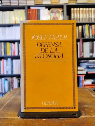 Defensa de la filosofía - Josef Pieper