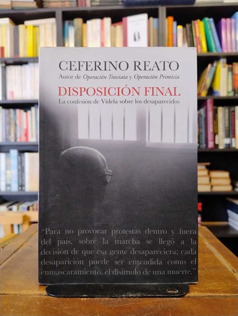 Disposición final - Ceferino Reato