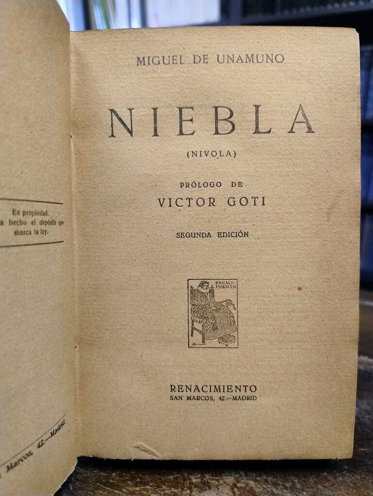 Niebla - Miguel de Unamuno