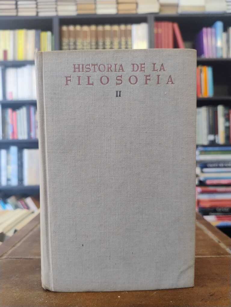 Historia de la filosofía II, - Guillermo Fraile