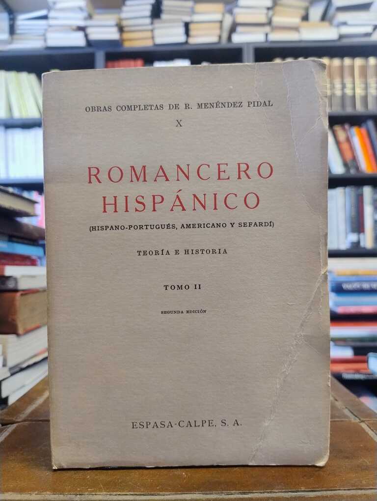 Romancero hispánico, tomo II - Ramón Menéndez Pidal