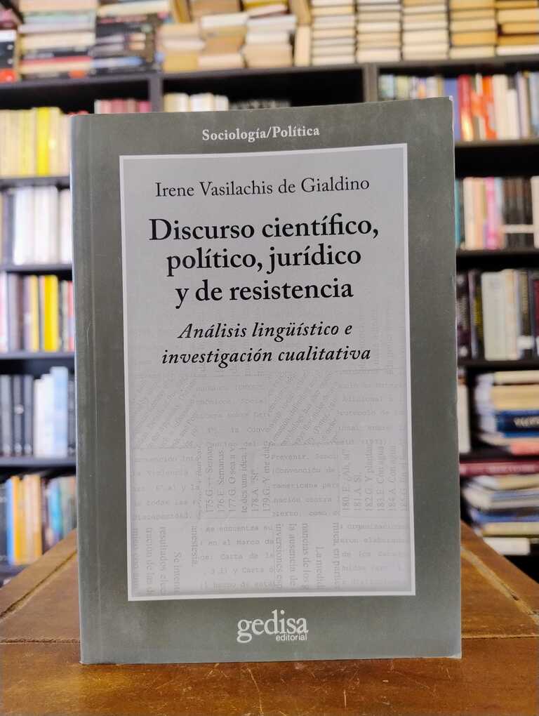 Discurso científico, político, jurídico y de resistencia - Irene Vasilachis de Gialdino
