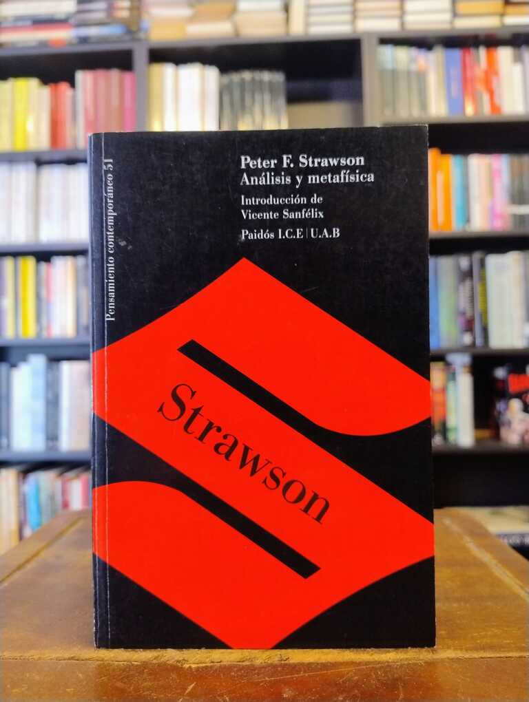 Análisis y metafísica - Peter F. Strawson