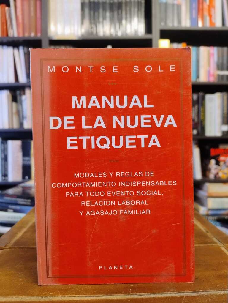 Manual de la nueva etiqueta - Montse Solé